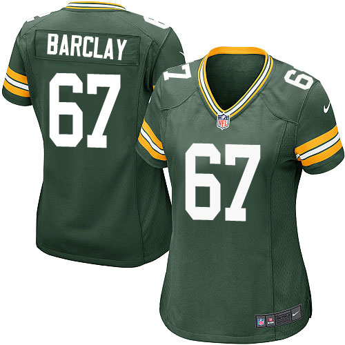 Women's Game Don Barclay Nike Jersey Green Home - #67 NFL Green Bay Packers